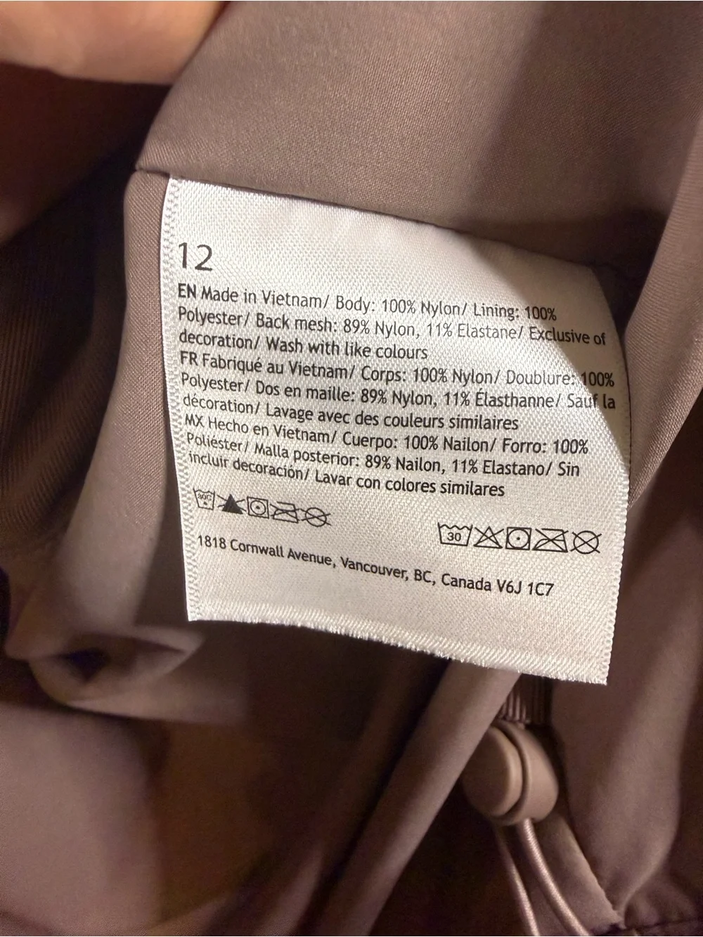 Lululemon Always Effortless Jacket Zip Hooded Mauve